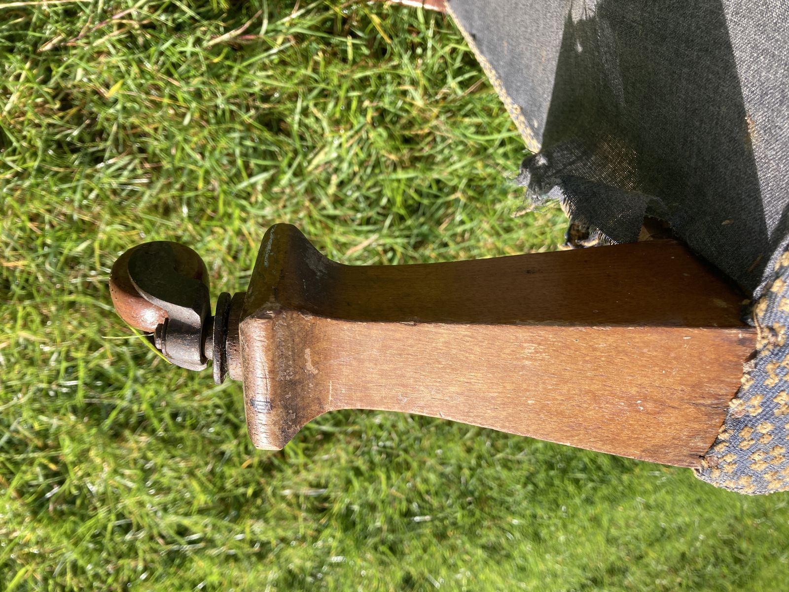 Re Upholstery Project, Oak Frame Edwardian Lounge Chair photo buy