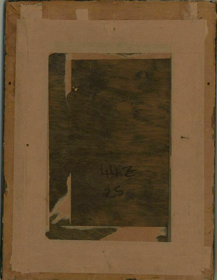 Early 20th Century Watercolour   Old Woman Spinning photo Art