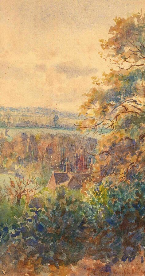 Charles Hay Cambell (1867 1936)   Late 19th Century Watercolour, Bradford Close