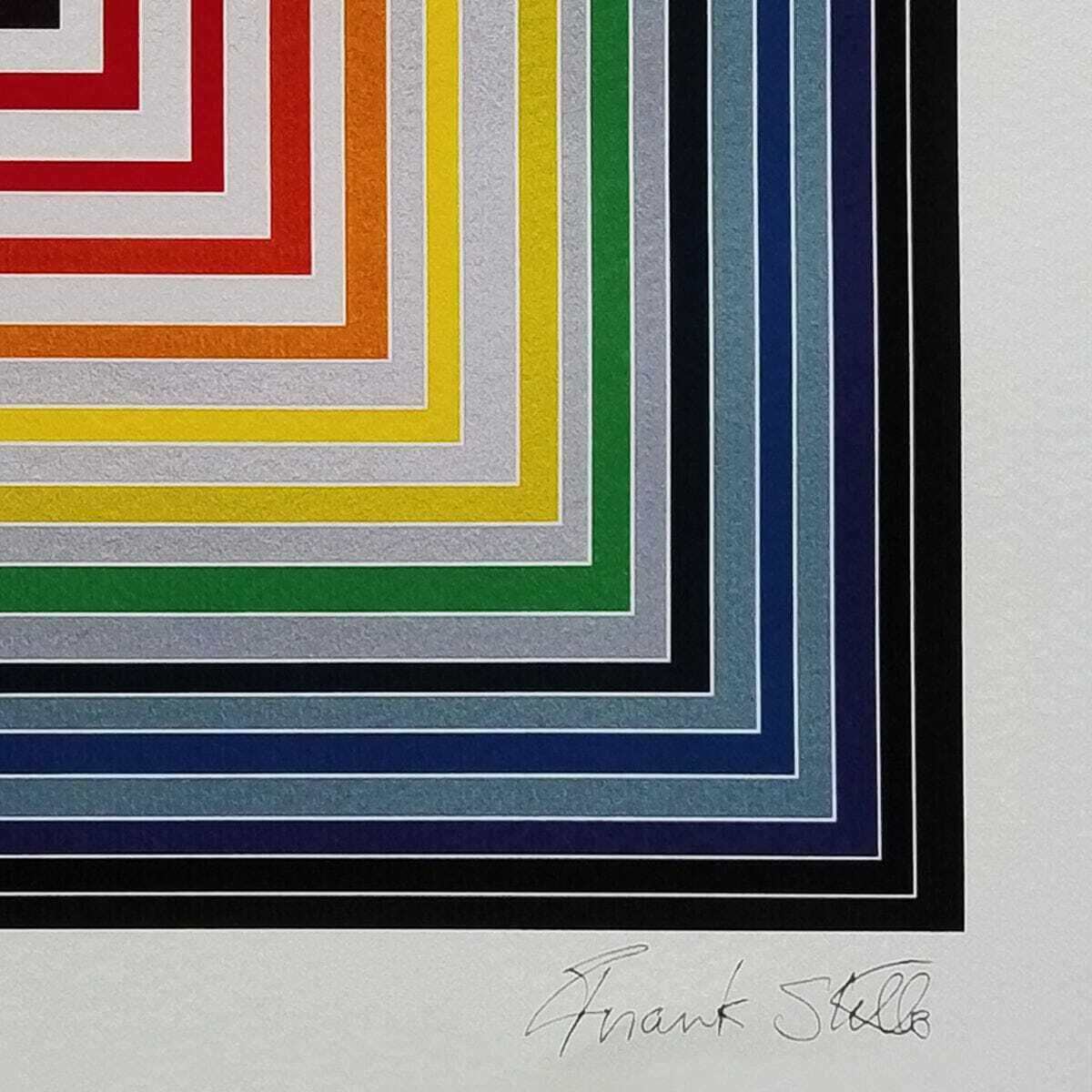 2000s Stunning Frank Stella (After) "Lettre Sur Les Aveugles" Limited Edition Lithograph By Adagp Paris photo vinterior