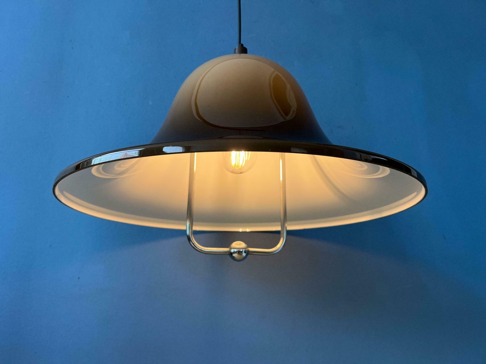 Dijkstra Pendant Lamp   Space Age Hanging Lamp   Plexiglass Light Fixture   Acrylic Glass Lamp photo for sale