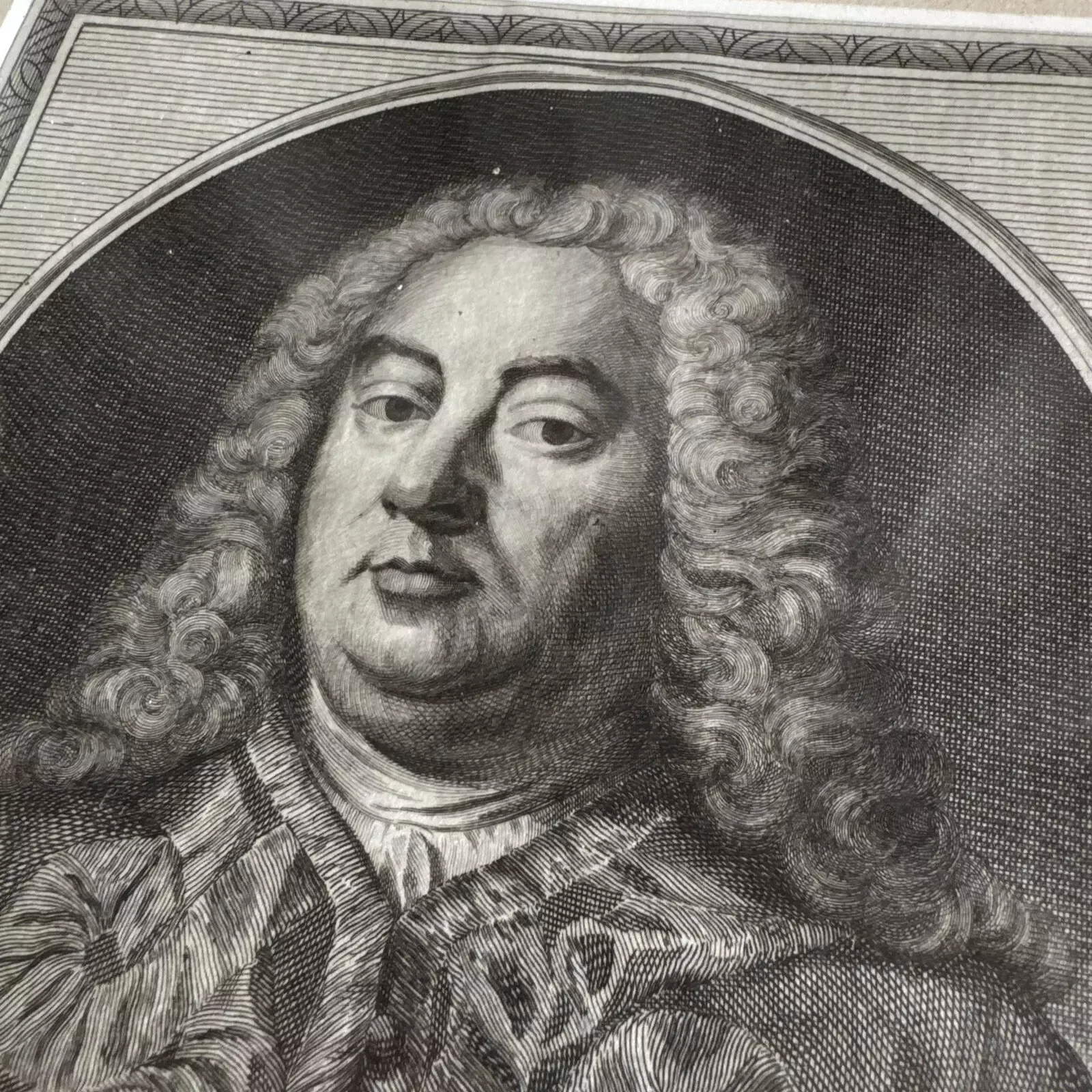 Antique Stipple Engraving By Gouldar Of Handel photo Art