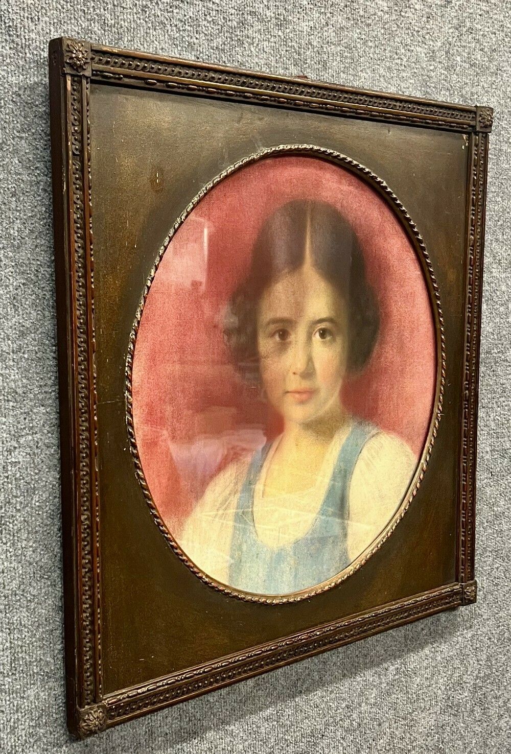 Pastel Portrait Of A Young Girl