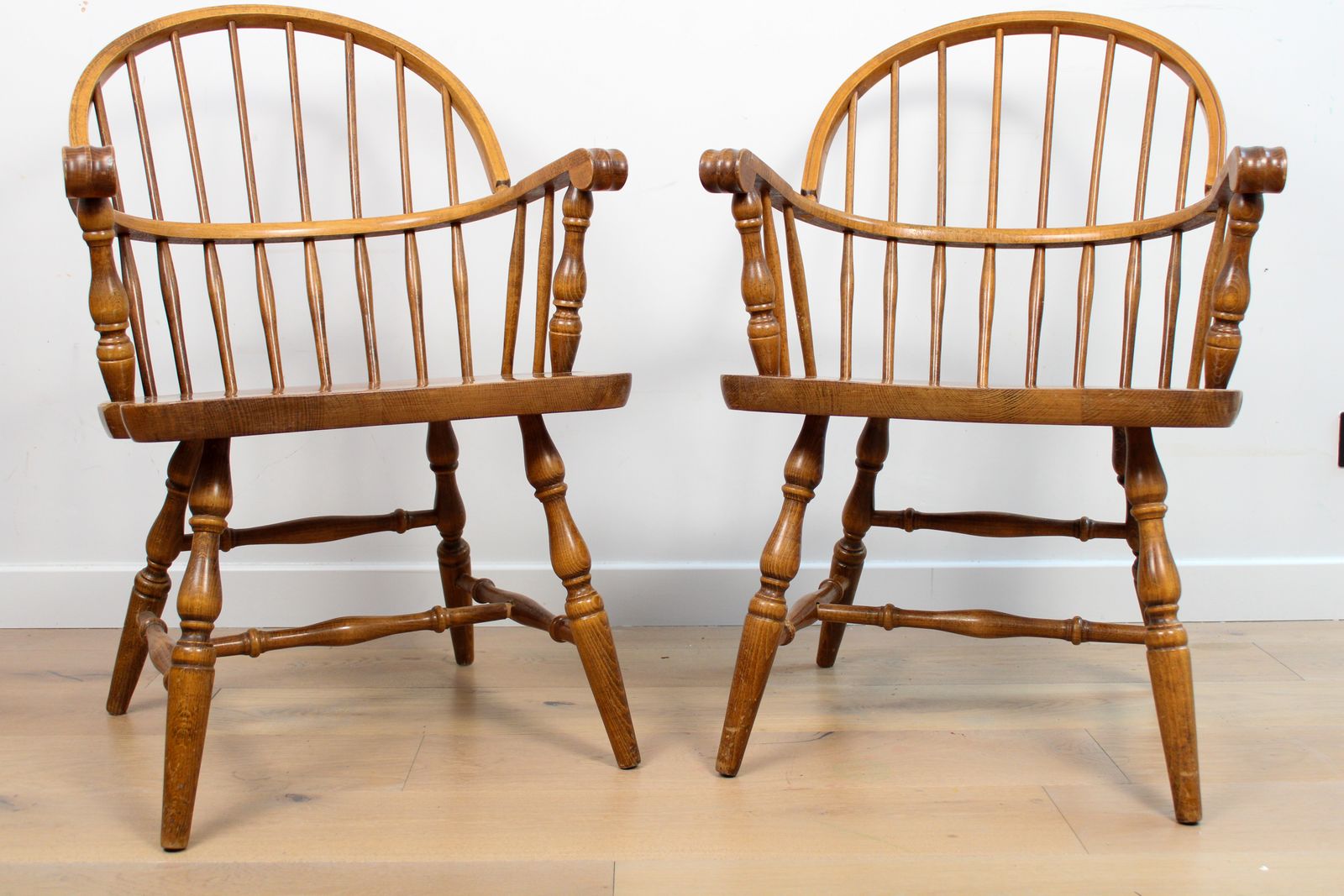 A Pair Of Vintage Mid Century Windor Chairs By Kli Logatec Yugoslavia Ercol Era