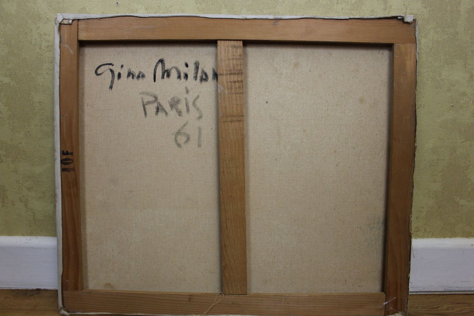 Gino Milani Oil Painting Abstract Still Life photo for sale