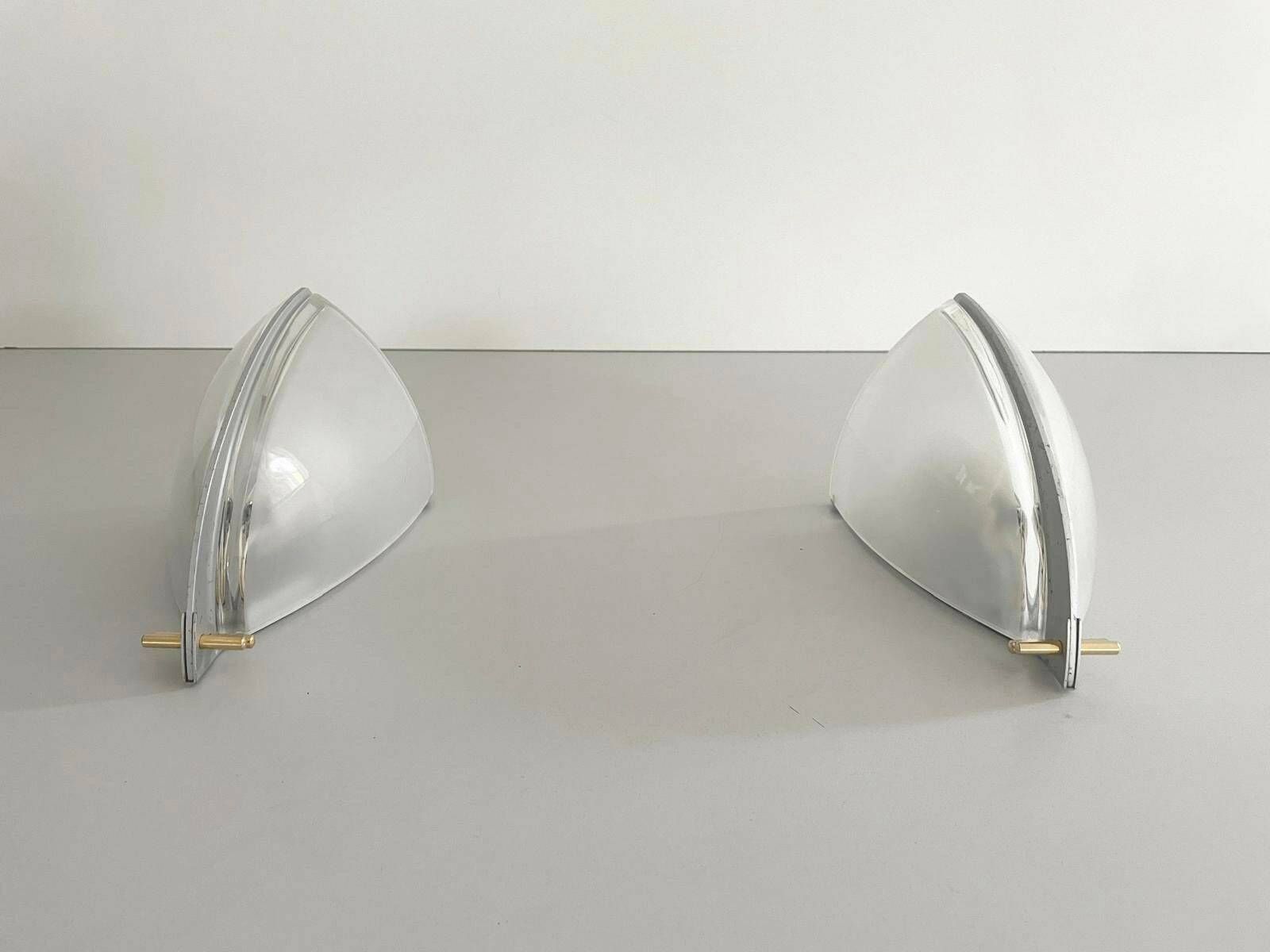 Murano Glass Pair Of Sconces By Ernesto Gismondi For Artemide Veart, 1990s, Italy