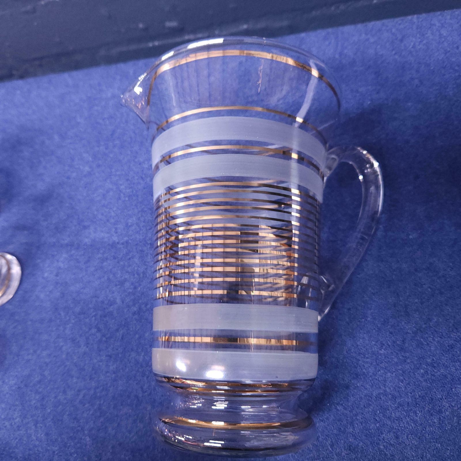 Art Deco Lemonade Set, Pitcher And Glasses photo vintage