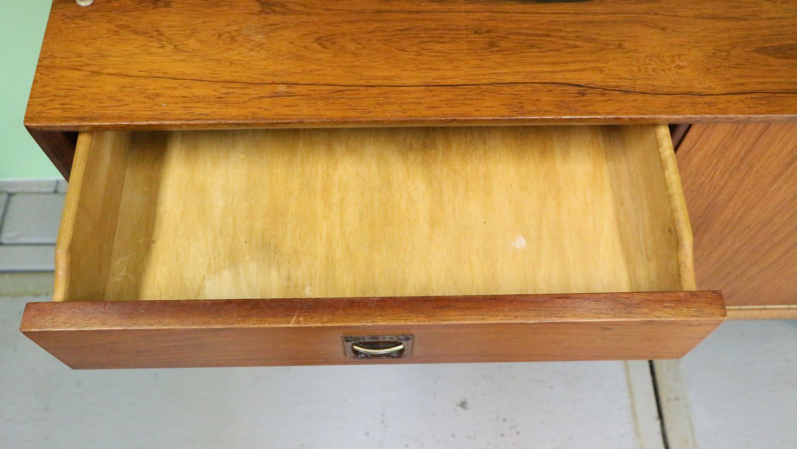 photo buy Teak Modular Mid Century Modern Wall Unit By Louis Van Teeffelen For Wébé, 1960s