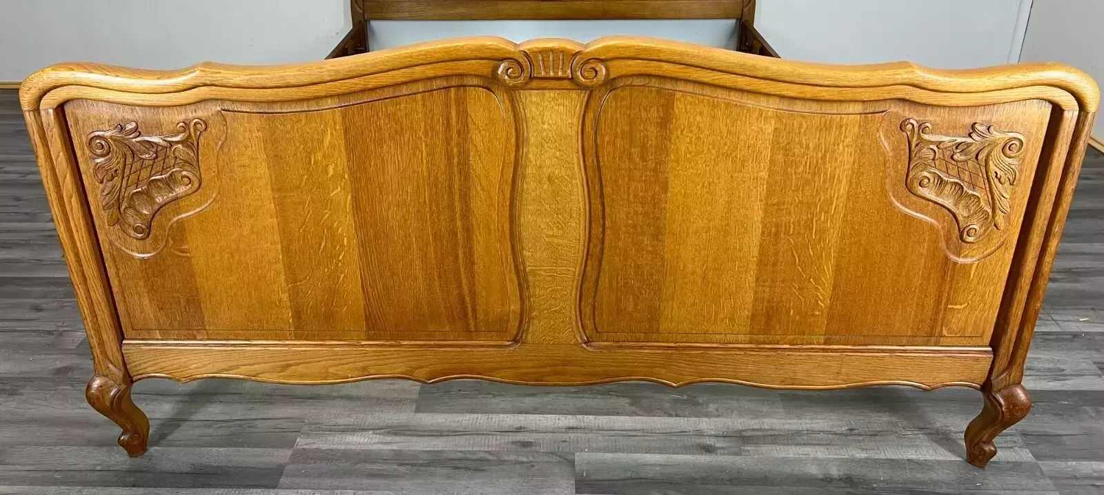 Double Bed Louis XV Style Vintage Retro French Oak Lot 3339 photo furniture