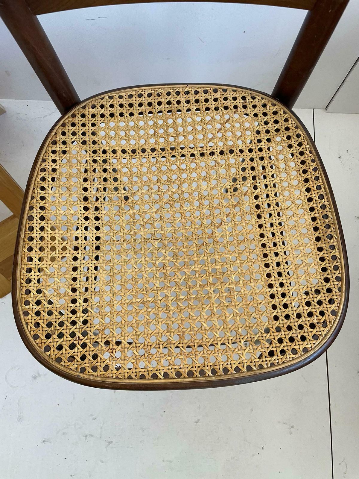 Bistro Cafe Dining Chair With Cane Seat Thonet Designed Circa 1970s photo Furniture
