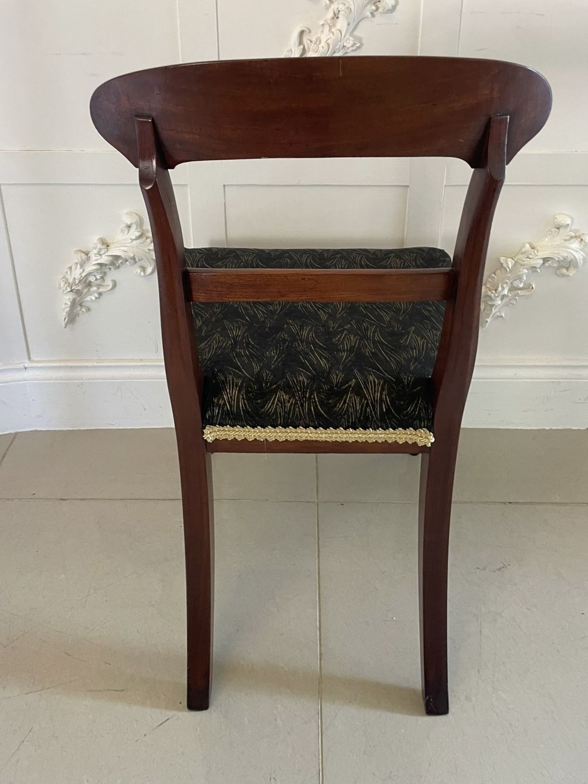 Antique 19th Century Set Of 10 Quality Mahogany Dining Chairs photo Furniture