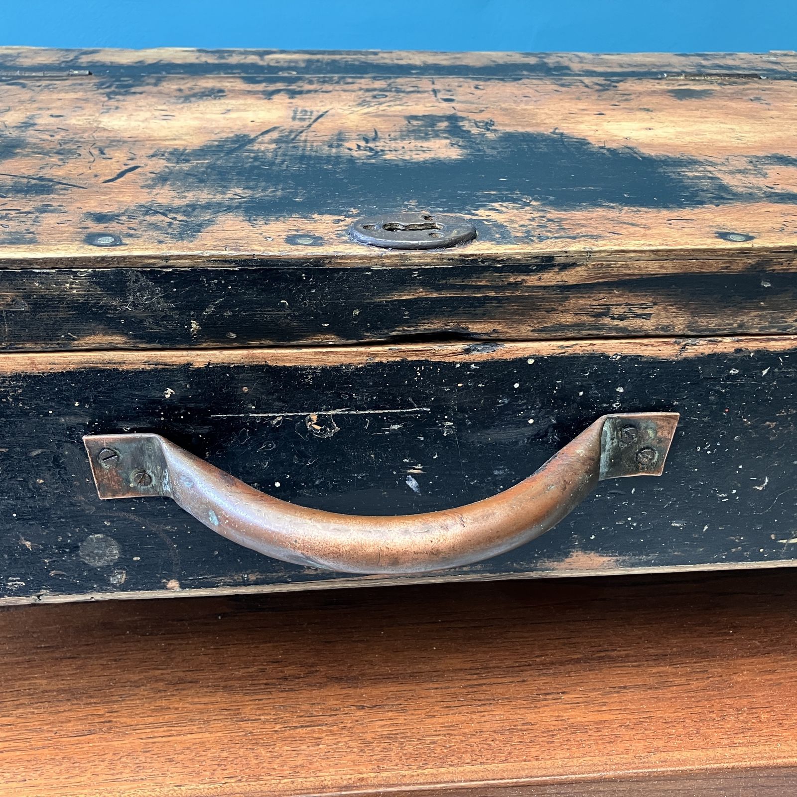 An Antique Carpenters Work Chest photo for sale