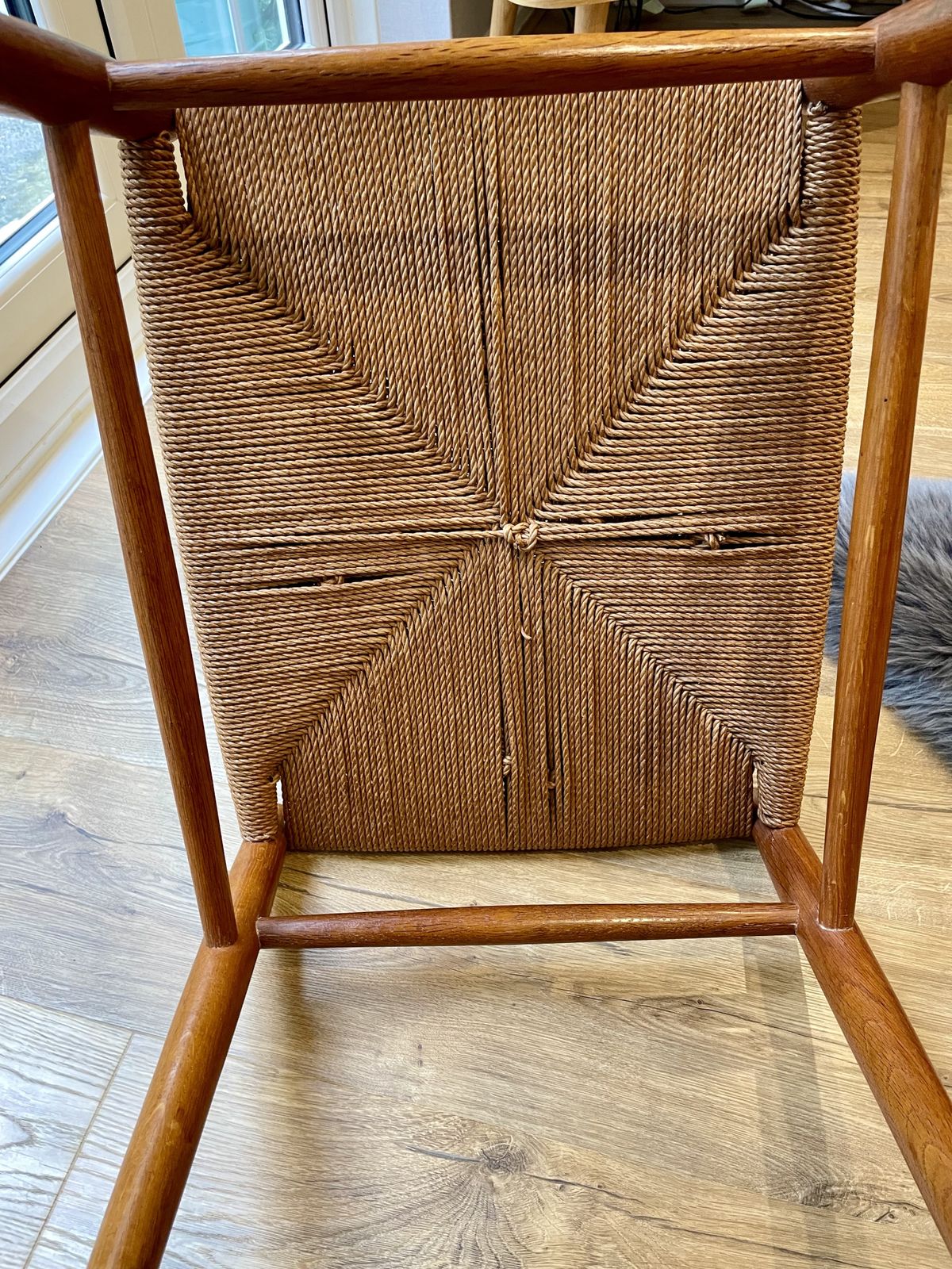 Stylish Iconic Stool Designed By Jørgen Bækmark, Danish Design, 1960s photo vinterior