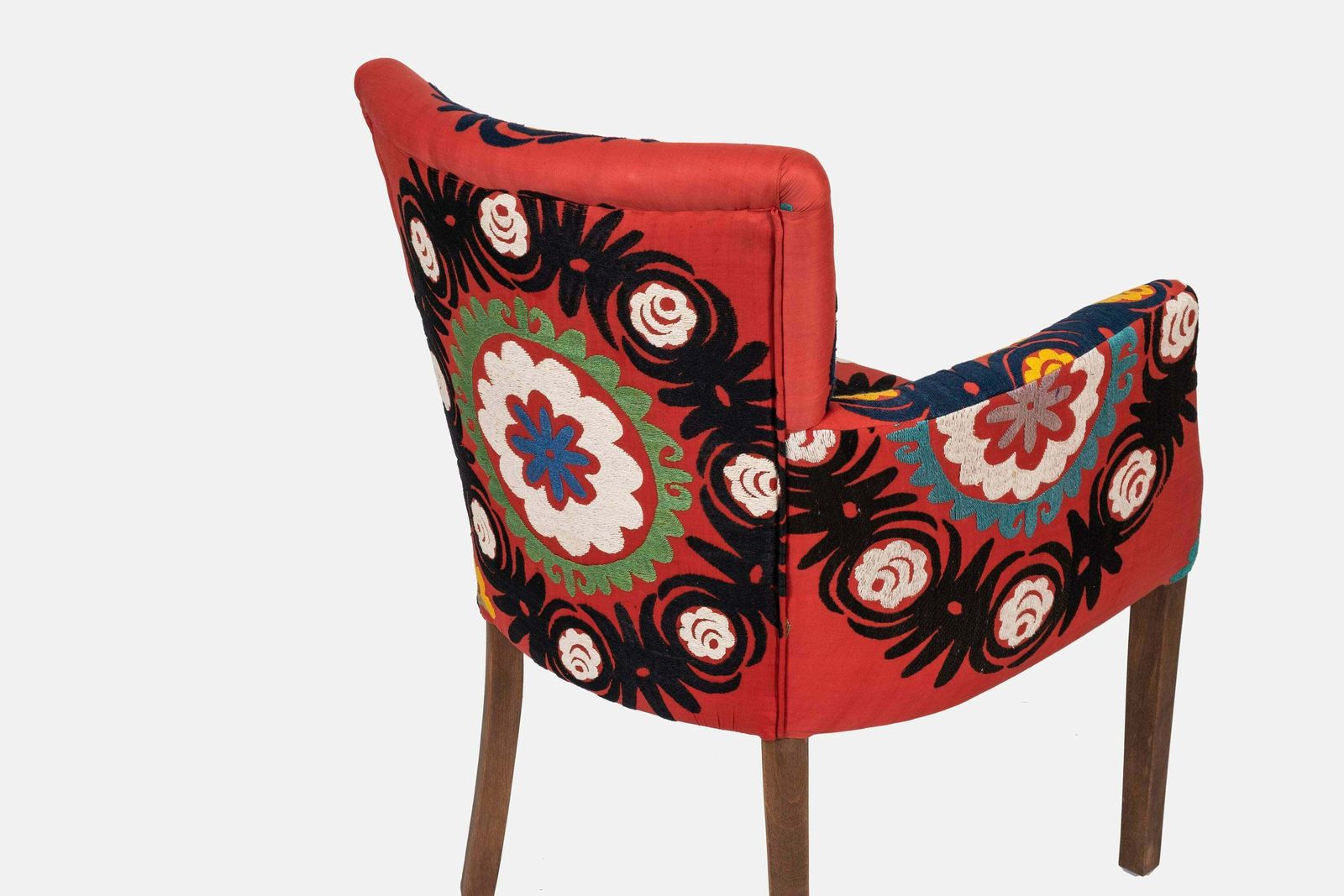 9014.0 Set Of 6 Suzani Chair   Traditional Bergere photo