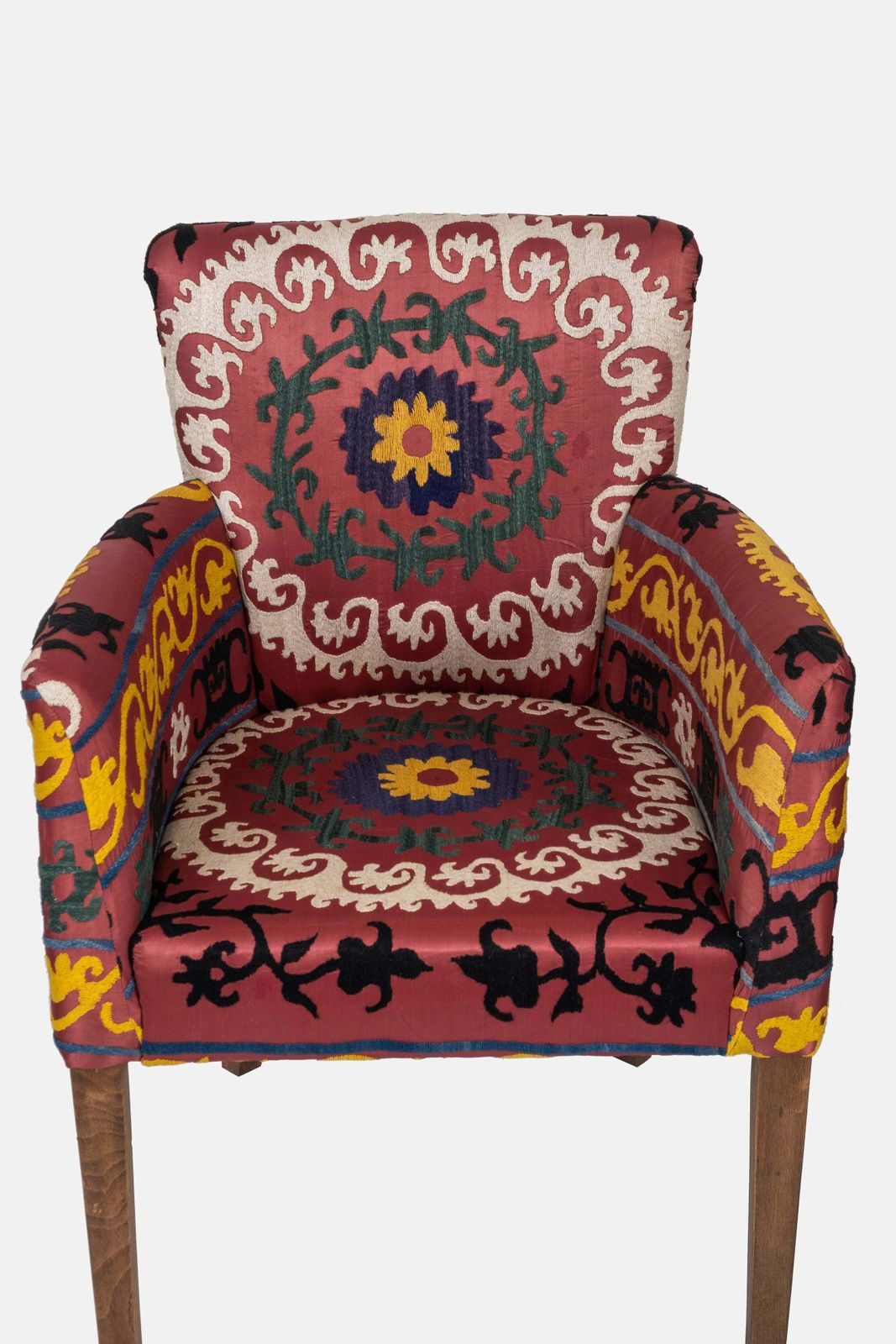 photo vintage Set Of 6 Suzani Chair   Traditional Bergere