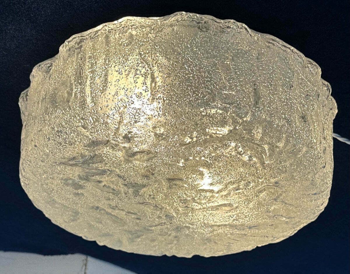 photo for sale 1970s German Large Limburg Flush Mount Ceiling Light