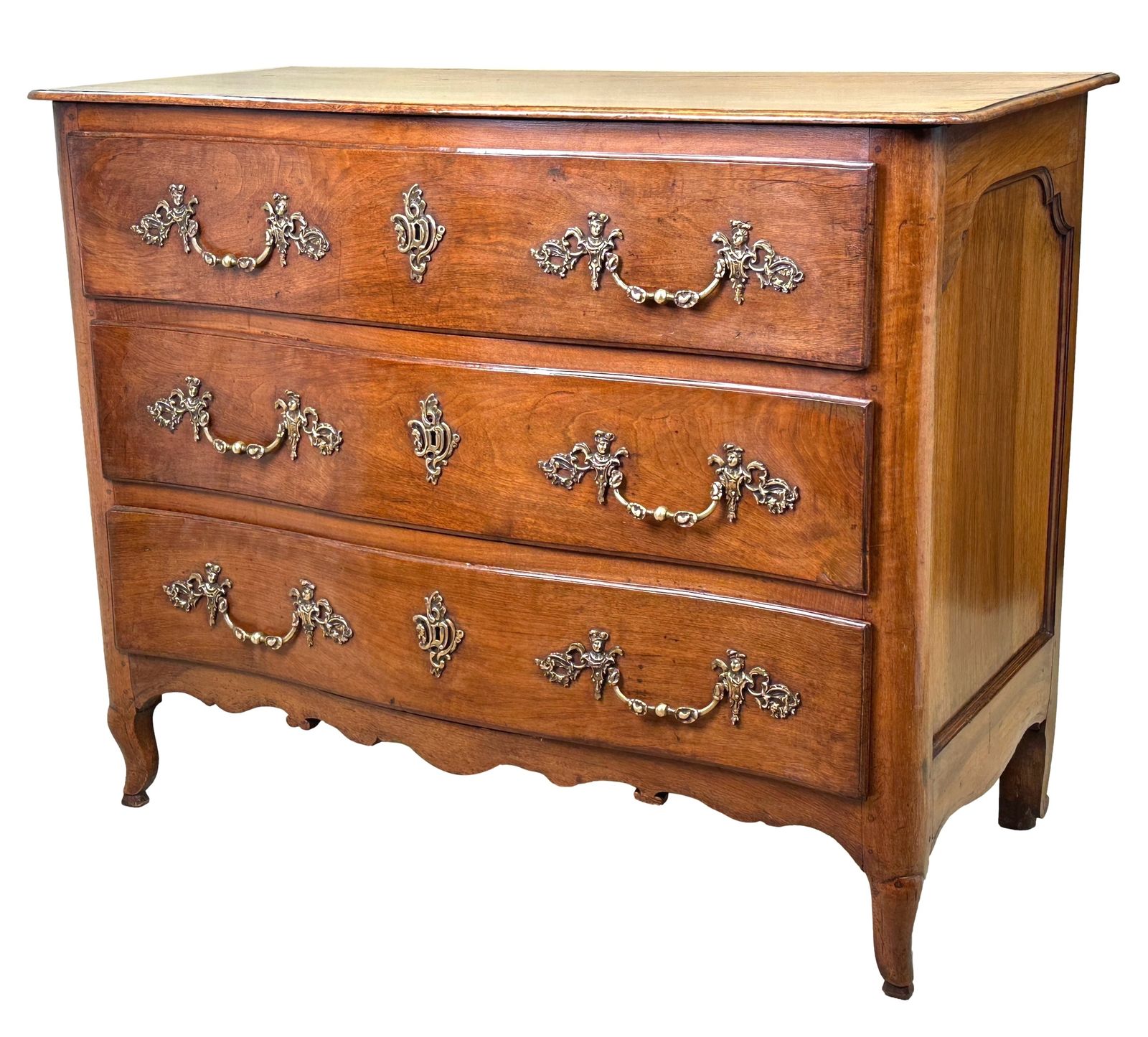 French 18th Century Walnut Commode Chest (France, Circa 1770)