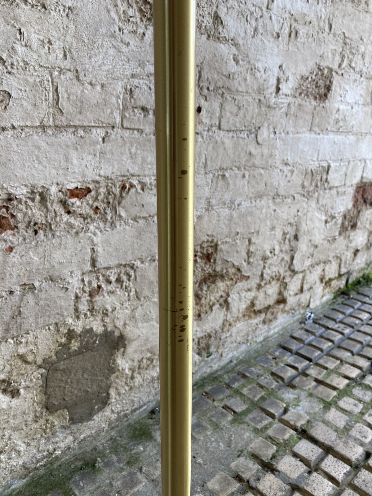 Swedish Mid Century Brass Floor Lamp By M S Belysning photo vintage