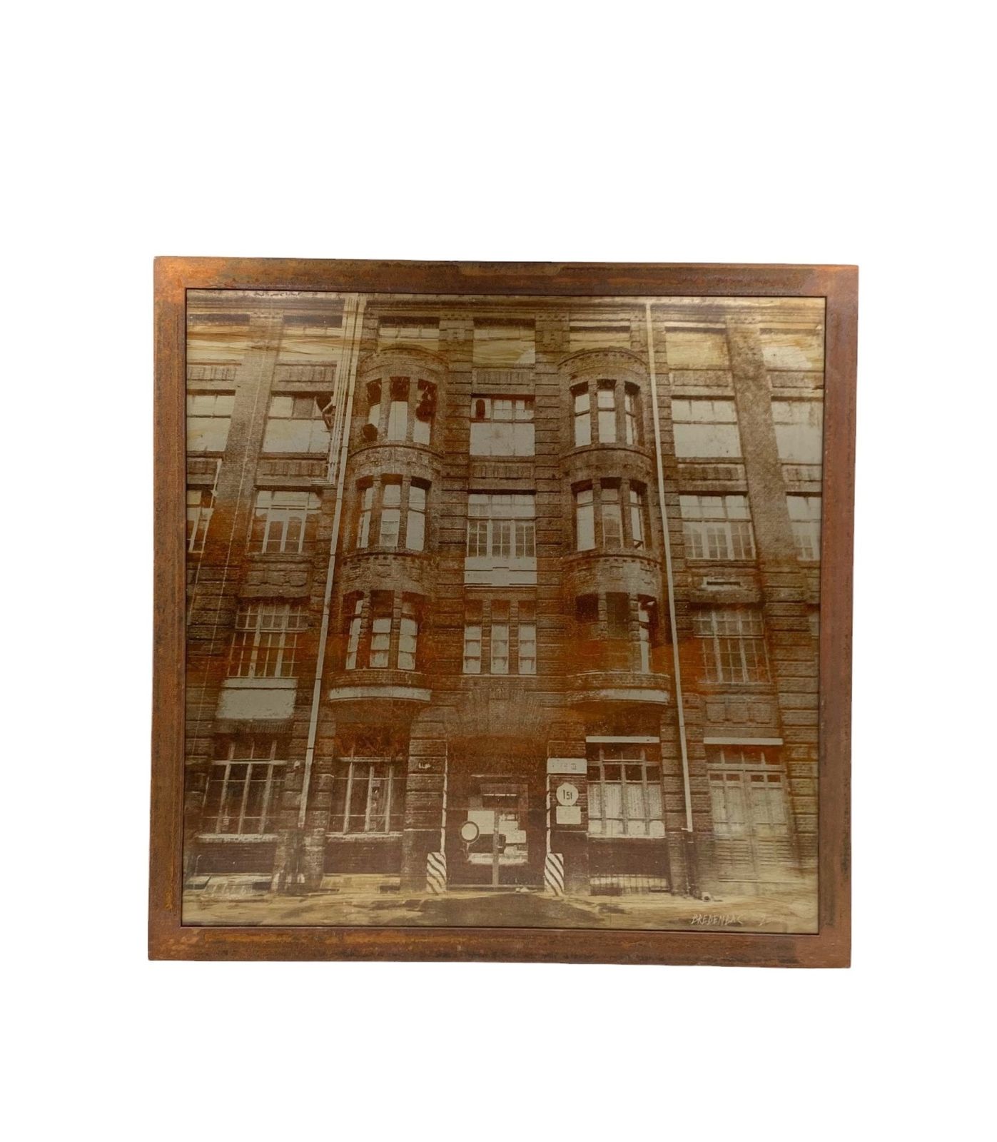 Jean Pascal Bredenbac, Photo On Sheet Metal, Mounted On Panel, France 2000's photo furniture