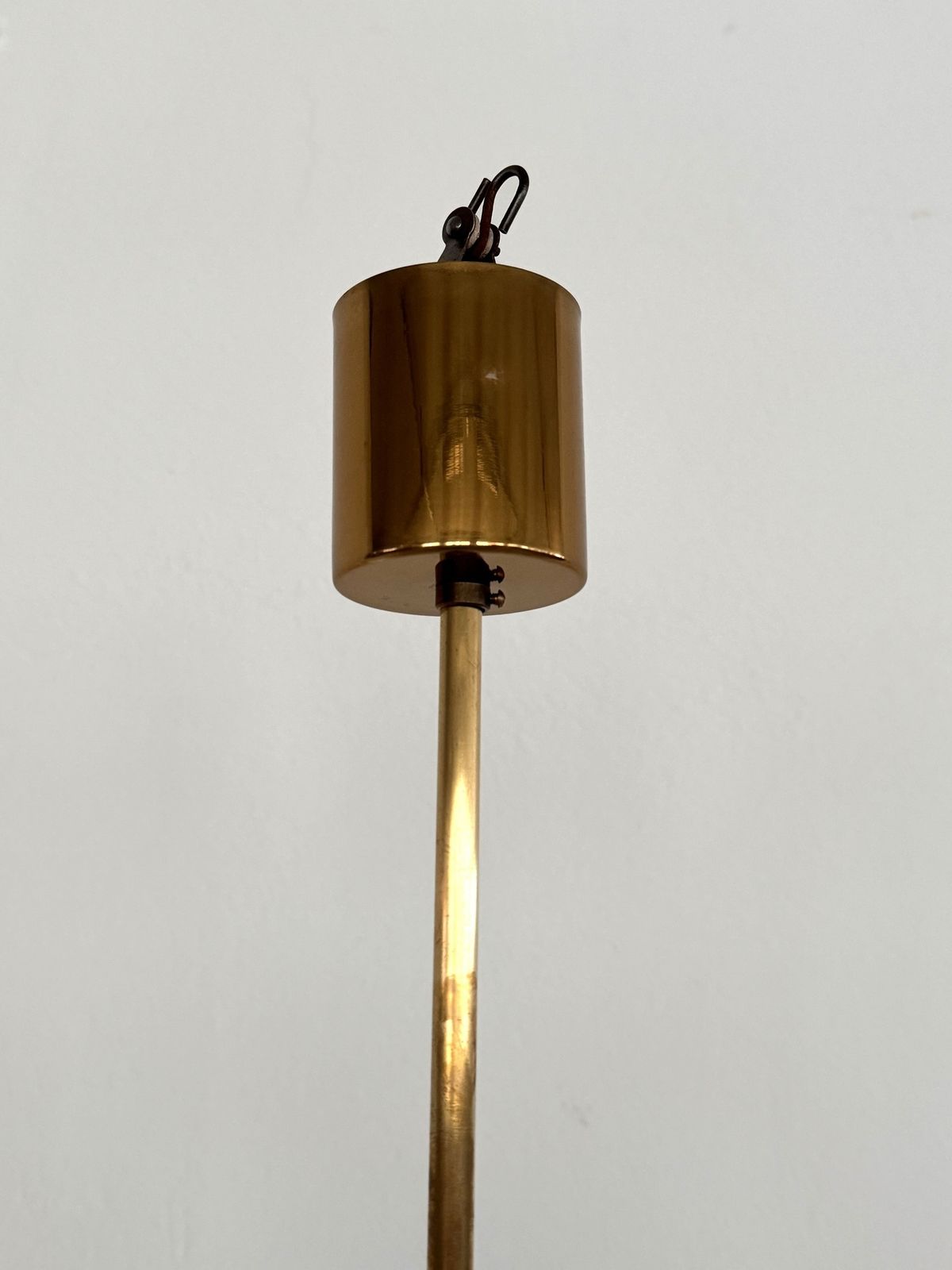 photo vintage Italian Murano Glass Pendant Light In Kiwi Green By Vistosi, 1980s
