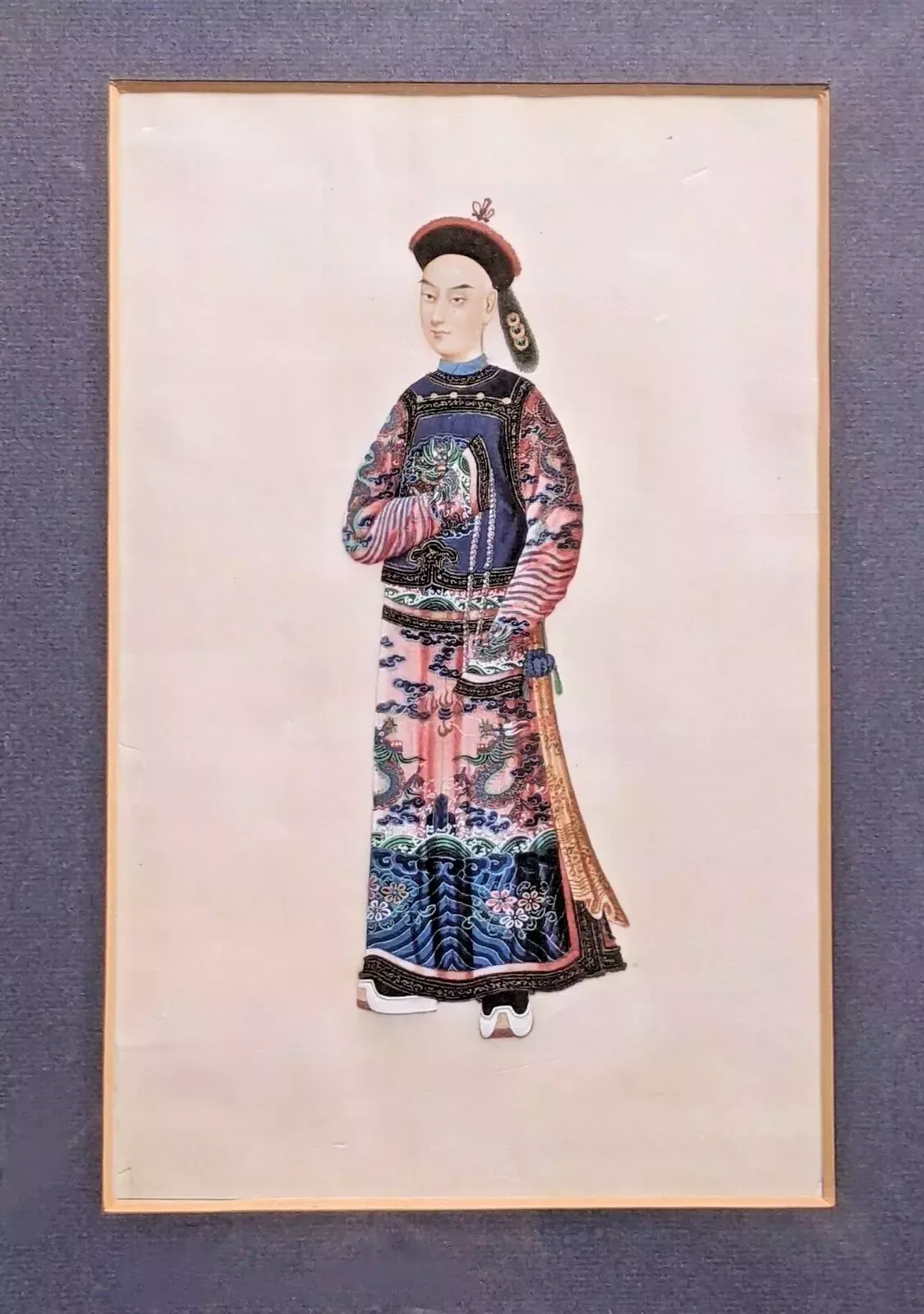 Pair Chinese Paintings Of Dignitaries photo 395.0