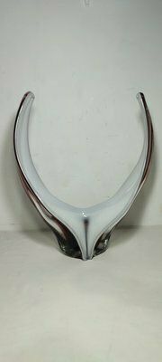 Vintage Italian Crystal Centerpiece, 1980s