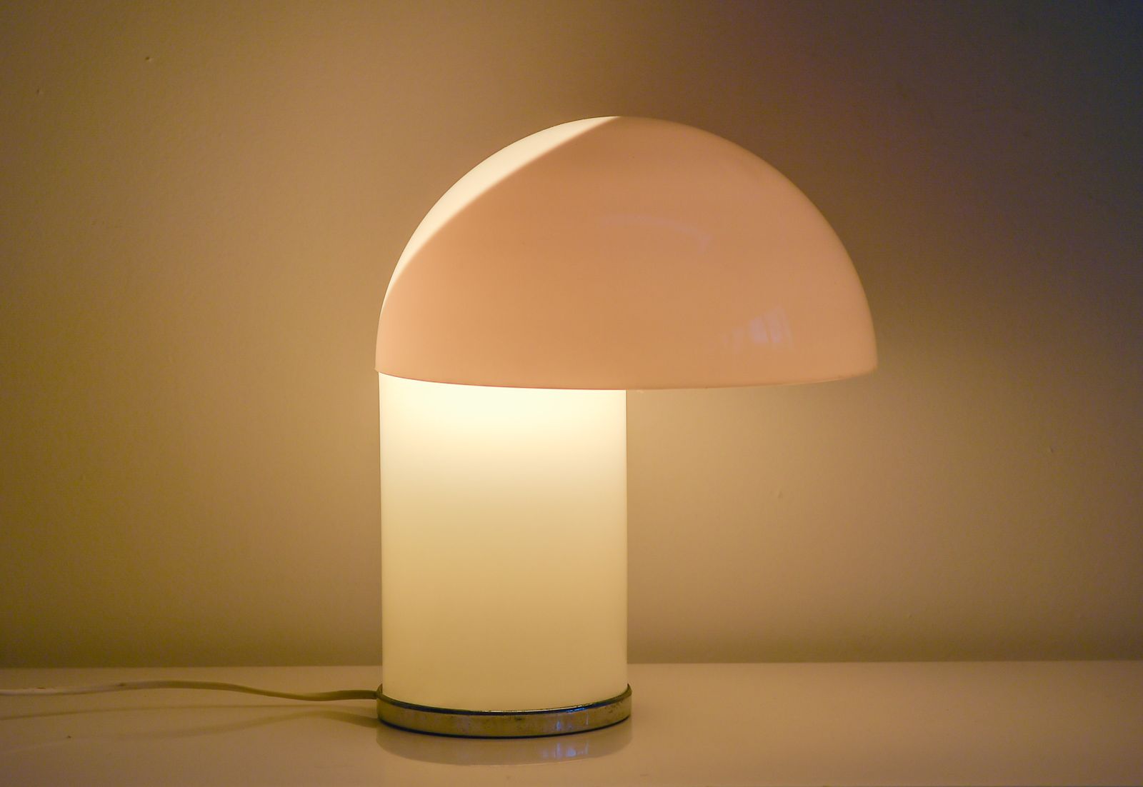 Rare Leila Table Lamp Designed By Verner Panton And Marcello Siard For Collezioni Longato Padova, Italy. photo Lighting