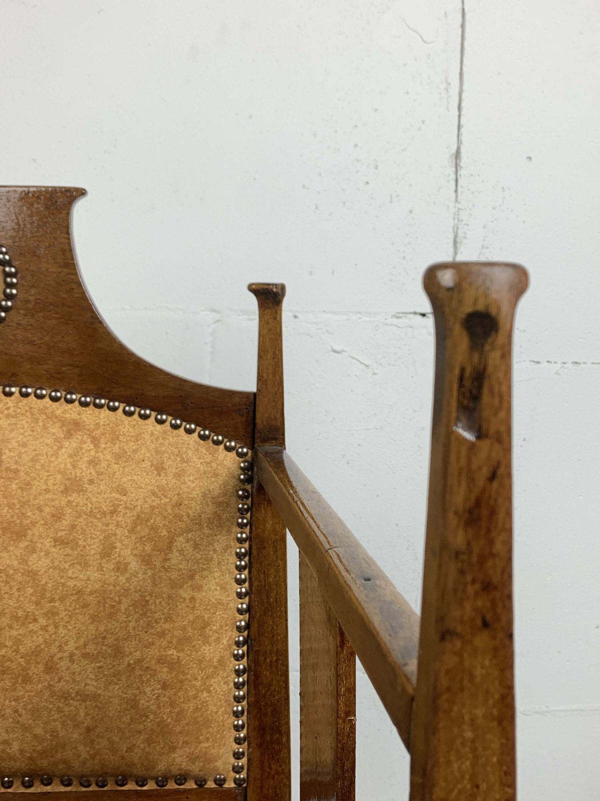 William Birch Arts And Crafts Chair By E.G. Punnett For Liberty & Co. Ca 1900 photo buy