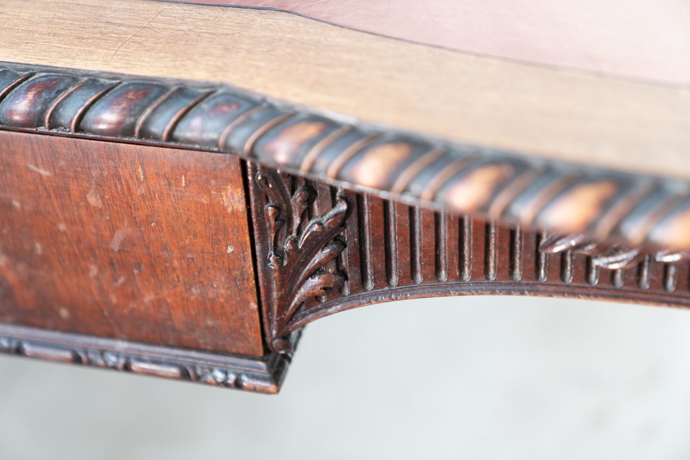 photo buy Late 19th/Early 20th Century Edwardian Desk With Lion Paw Feet