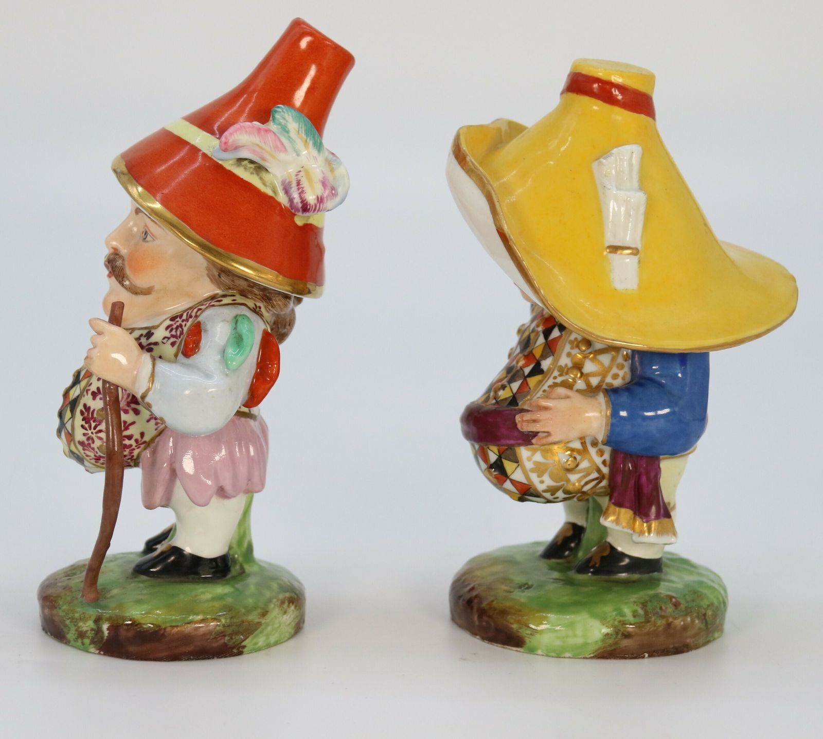A Rare Pair Of 19th Century Porcelain Mansion House Dwarfs By Samson Of Paris Circa 1895 photo furniture