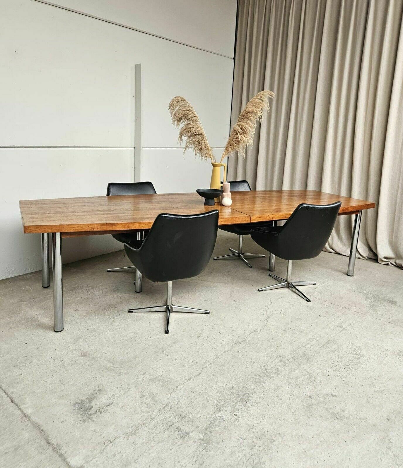 Vtg Mid Century 70s Conran Huge Large Boardroom Dining Table Danish Retro R558 photo 2817.5