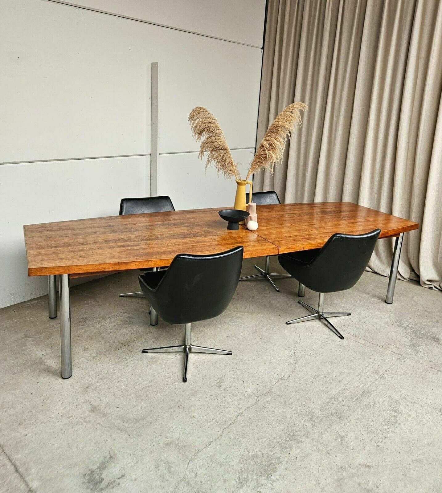Vtg Mid Century 70s Conran Huge Large Boardroom Dining Table Danish Retro R558 photo buy