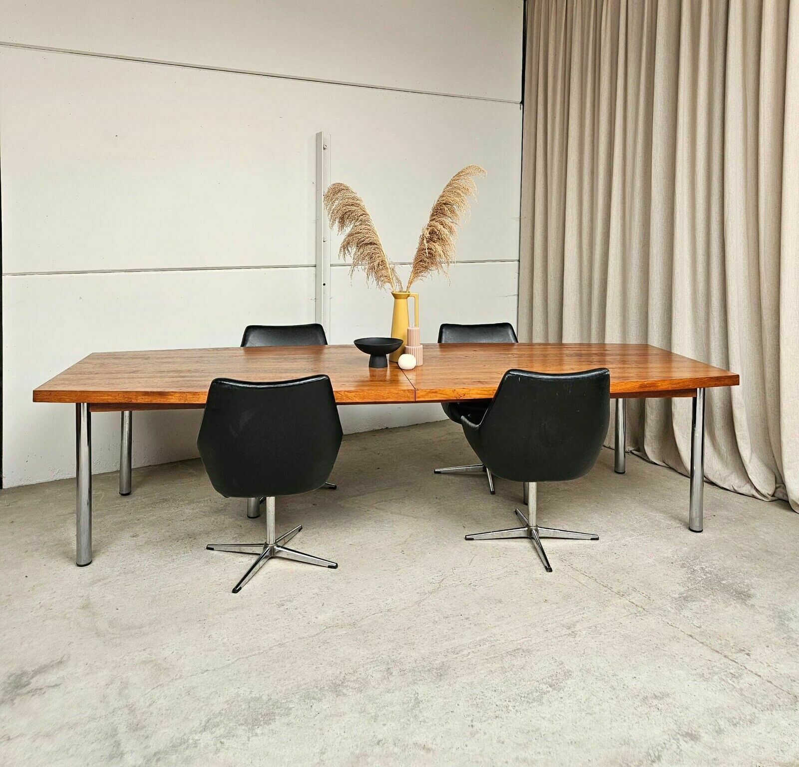 Vtg Mid Century 70s Conran Huge Large Boardroom Dining Table Danish Retro R558 photo vintage