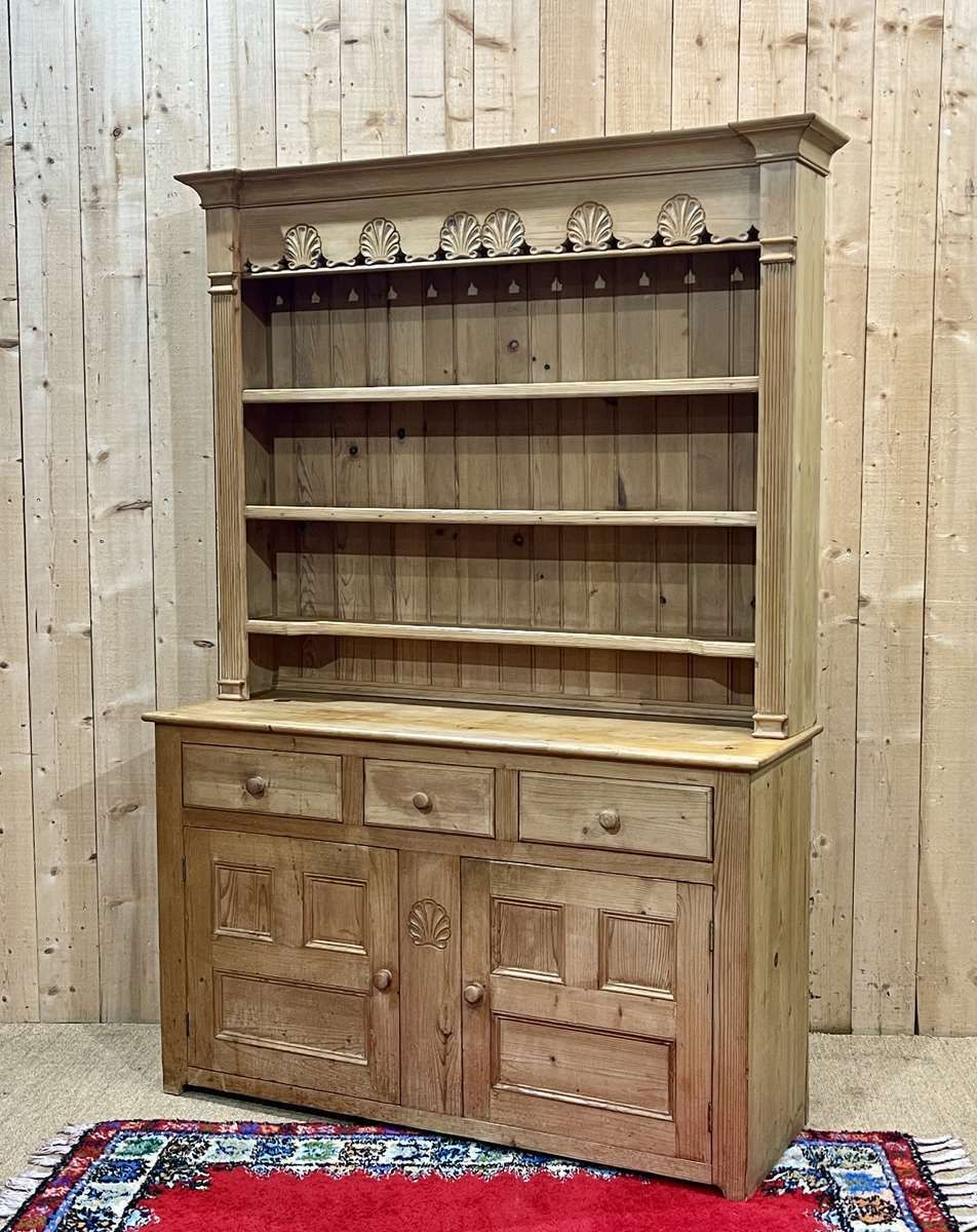 Furniture English Fir Dresser From The 1950s photo