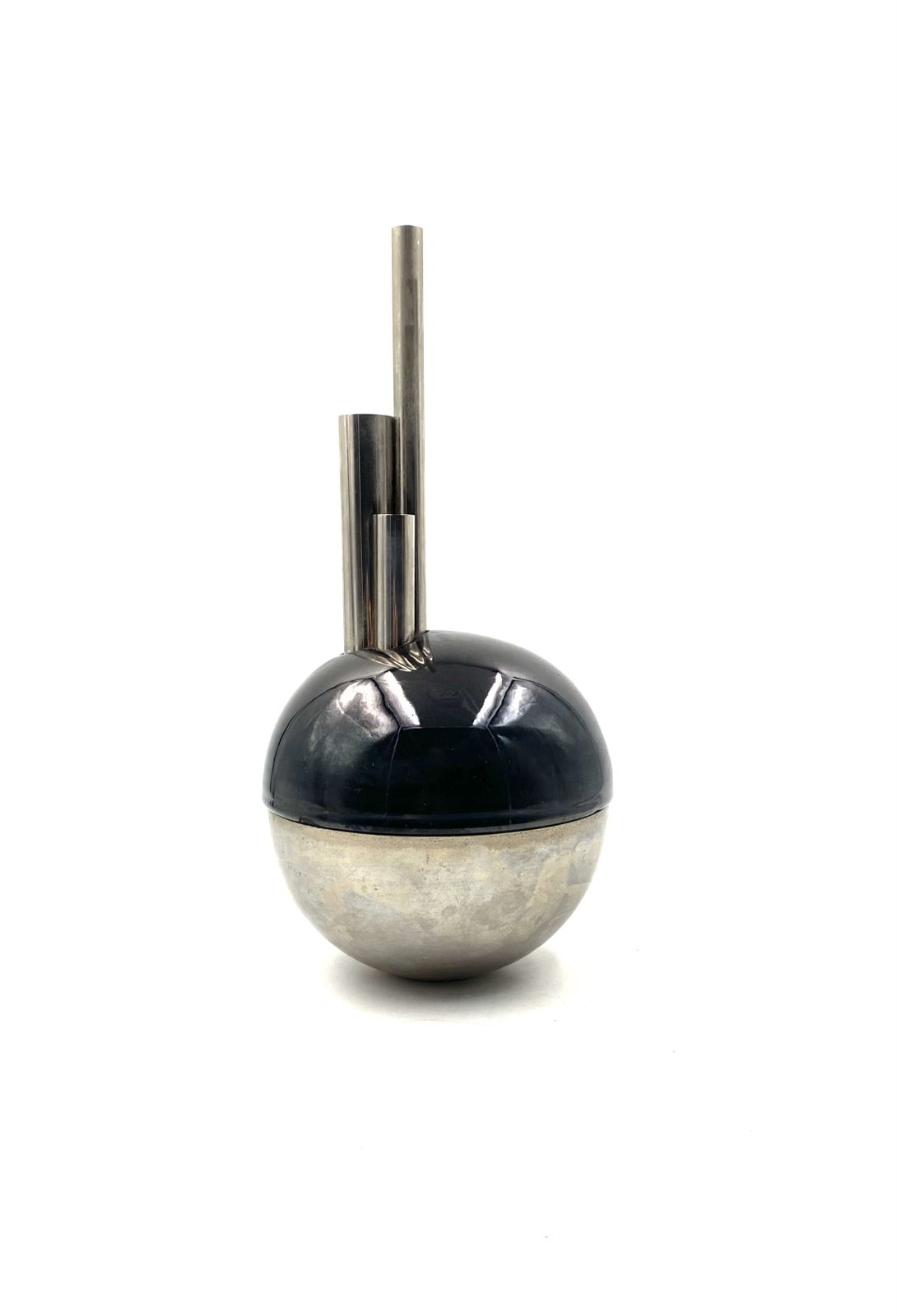 photo buy Mario Bertozzi, Ceramic Spherical Vase, Marber Italy, 1970s