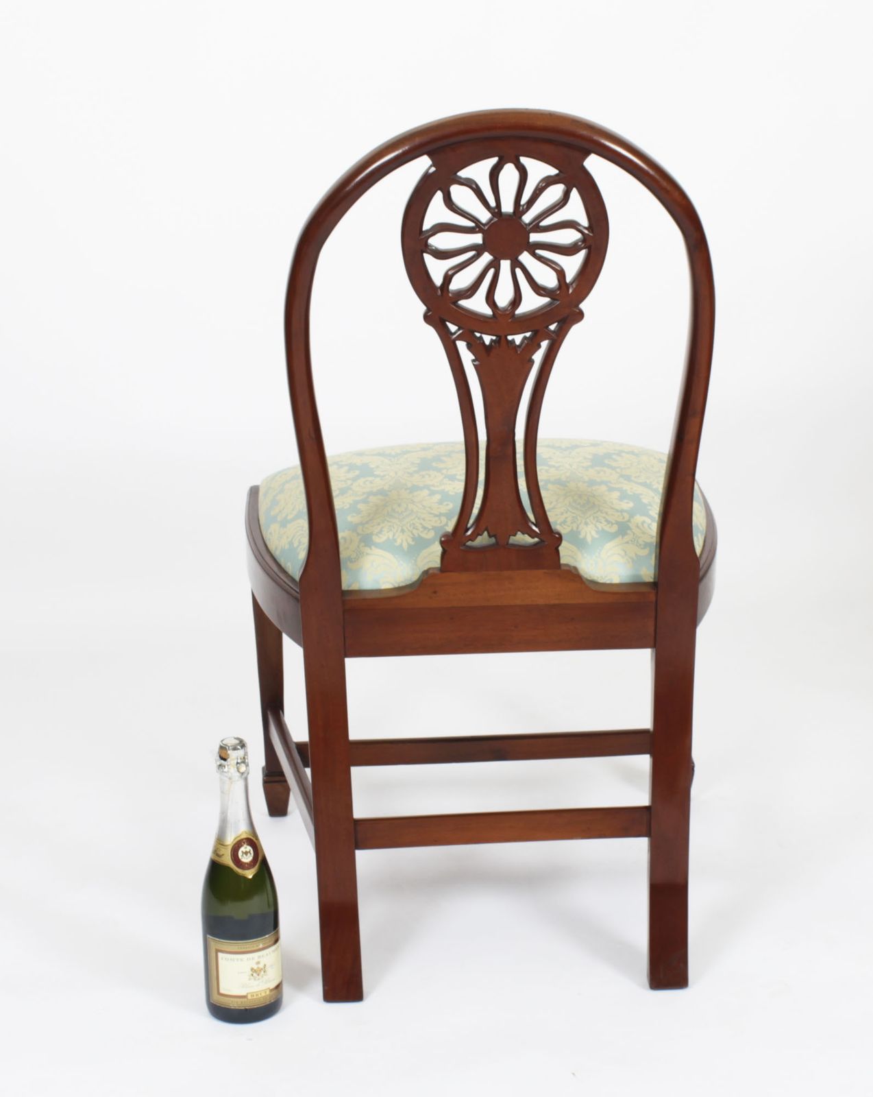 photo buy Set 10 English Mahogany Regency Dining Chairs Mid 20th Century