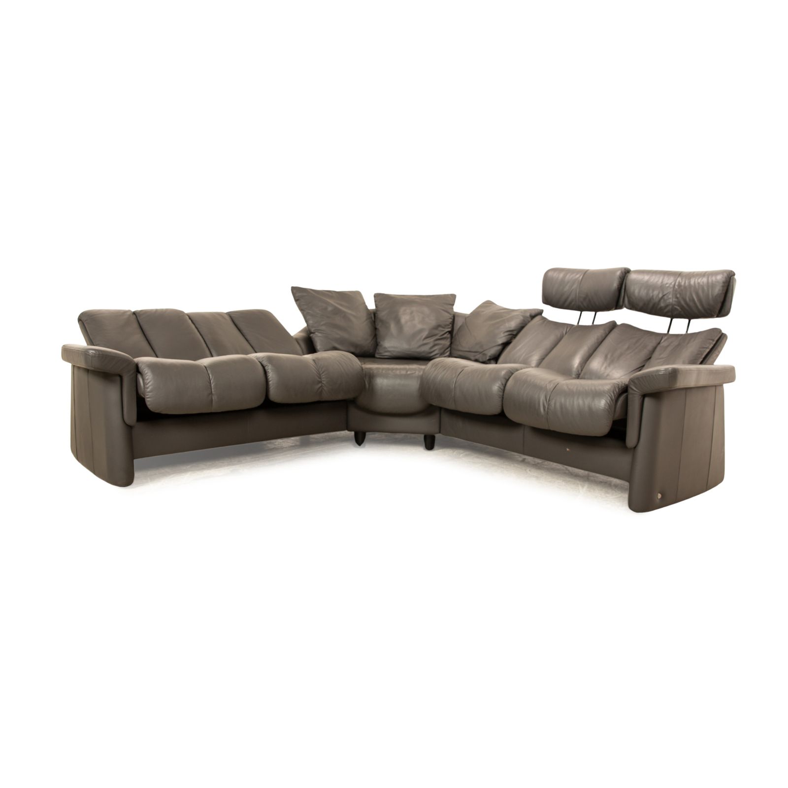 Canapé d'angle Stressless Legend en cuir noir, fonction manuelle photo Mobilier