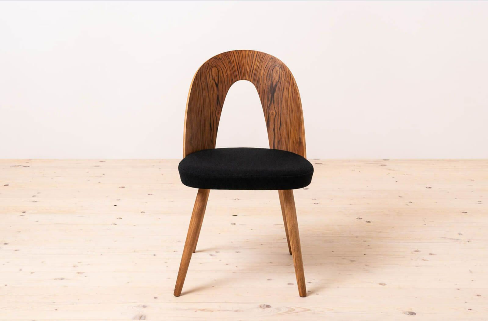 Set Of 4 Midcentury Dining Chairs By Antonin šuman, Reupholstered In Kvadrat Fabric photo 2500.0