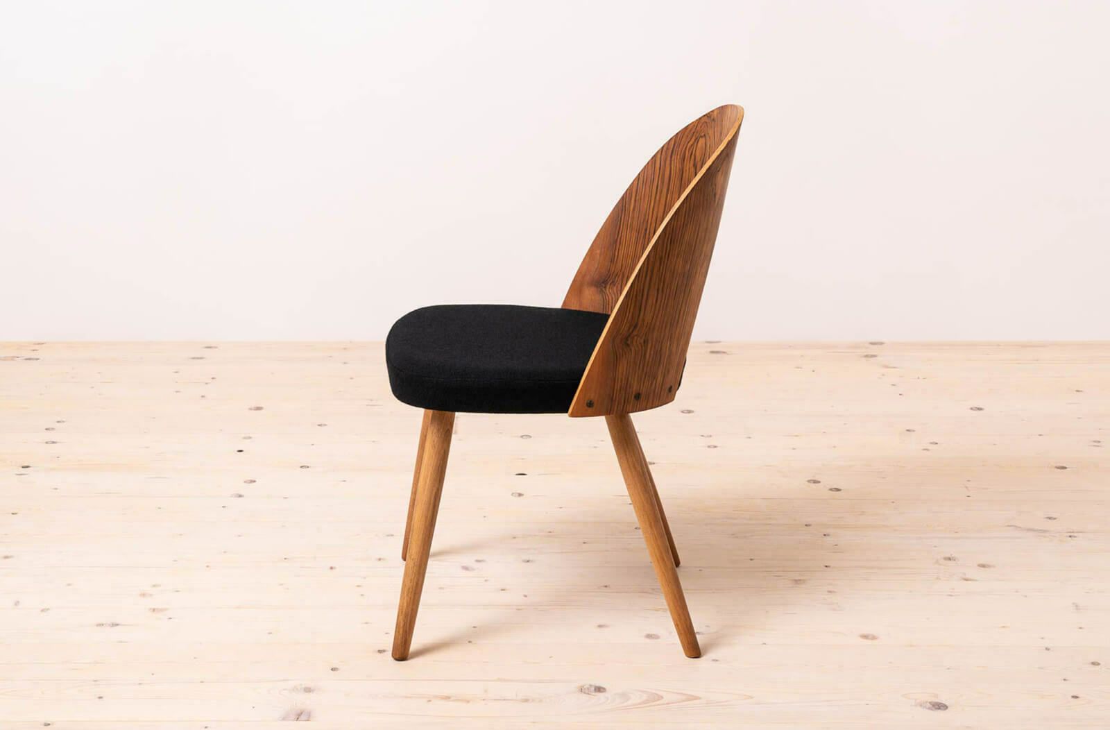 Set Of 4 Midcentury Dining Chairs By Antonin šuman, Reupholstered In Kvadrat Fabric photo buy