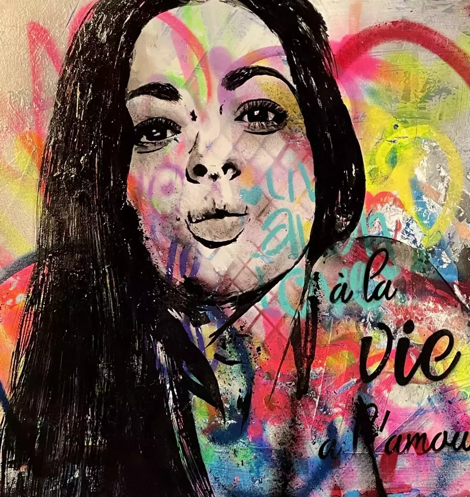 Painting Hezea By David Lurkin, 21st Century, Mixed Media photo for sale