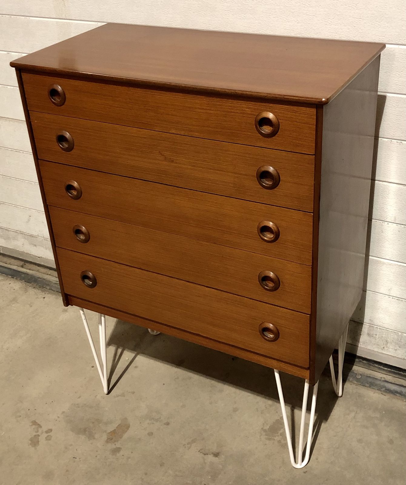 photo furniture Handsome Retro Teak Chest Of Drawers