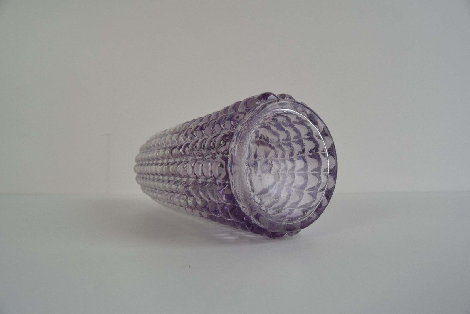 Czech Prachen Glass Vase By Frantisek Koudelka,  1970's. photo vintage