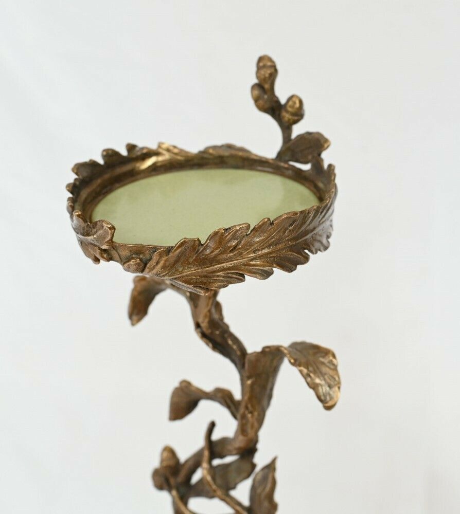 photo furniture Pair French Parrot Candelabras Porcelain Bird Candlesticks