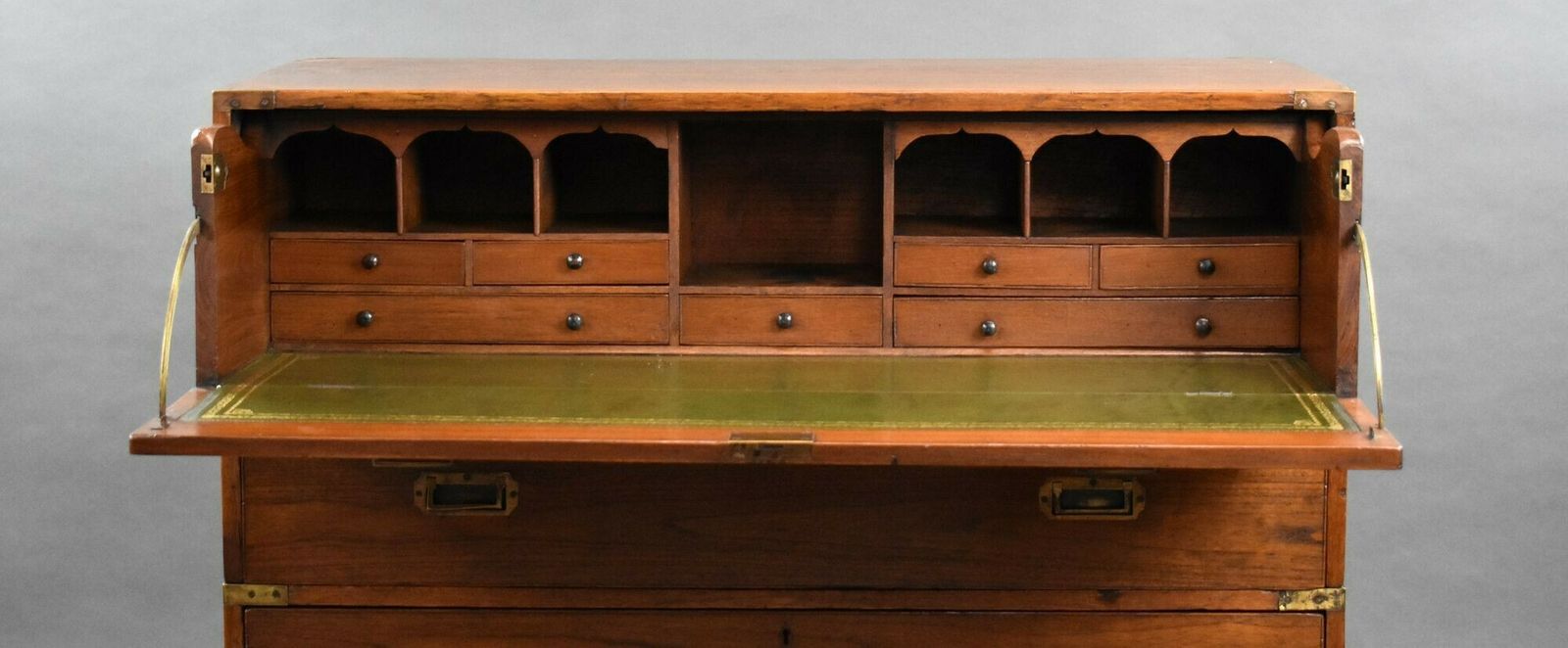 Victorian Teak Secretaire Chest photo vinterior