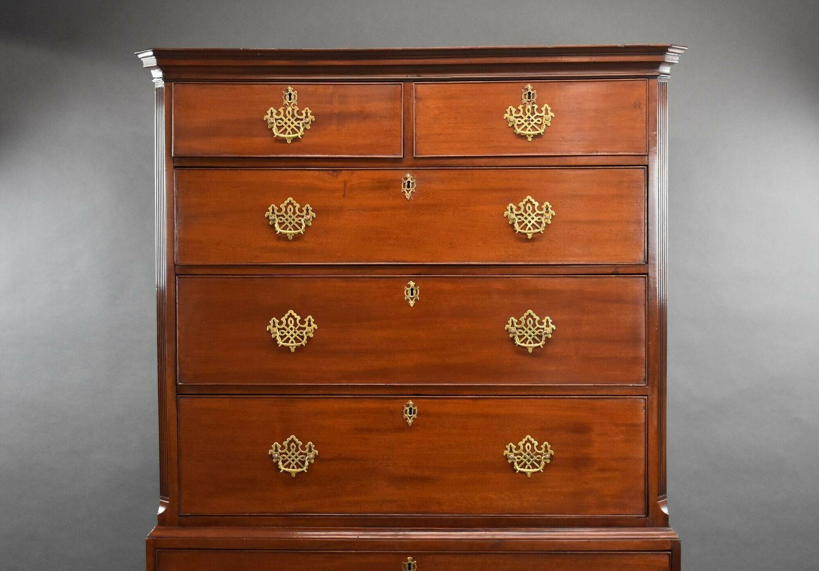 George III Mahogany Chest On Chest photo furniture