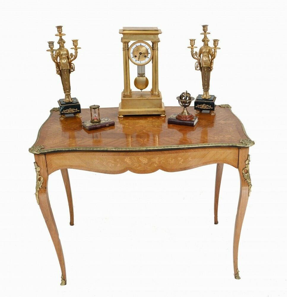 French Bureau Plat Desk Ladies Writing Table
