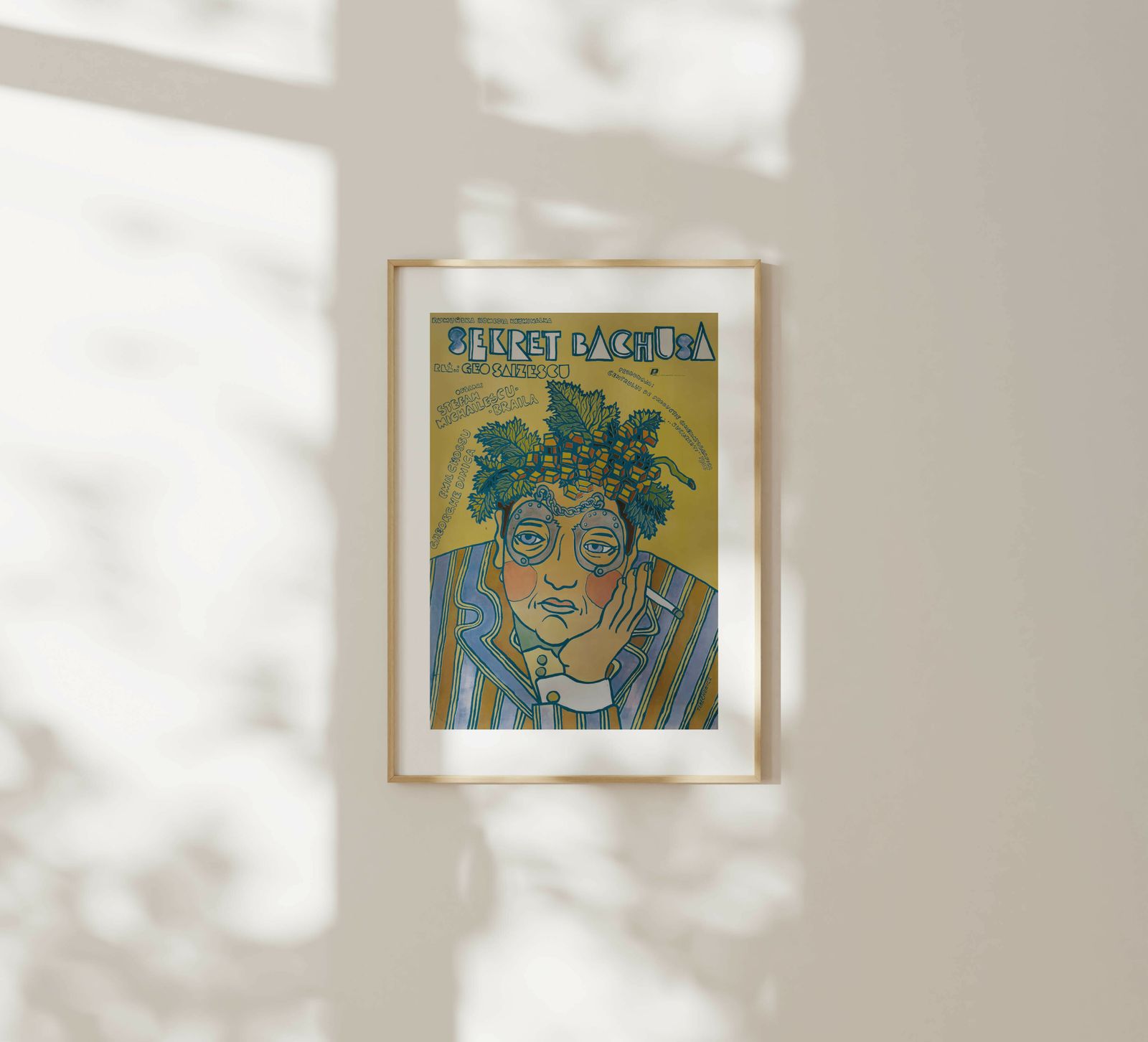 The Secret Of Bachus   Original Poland Poster | 1983 photo furniture