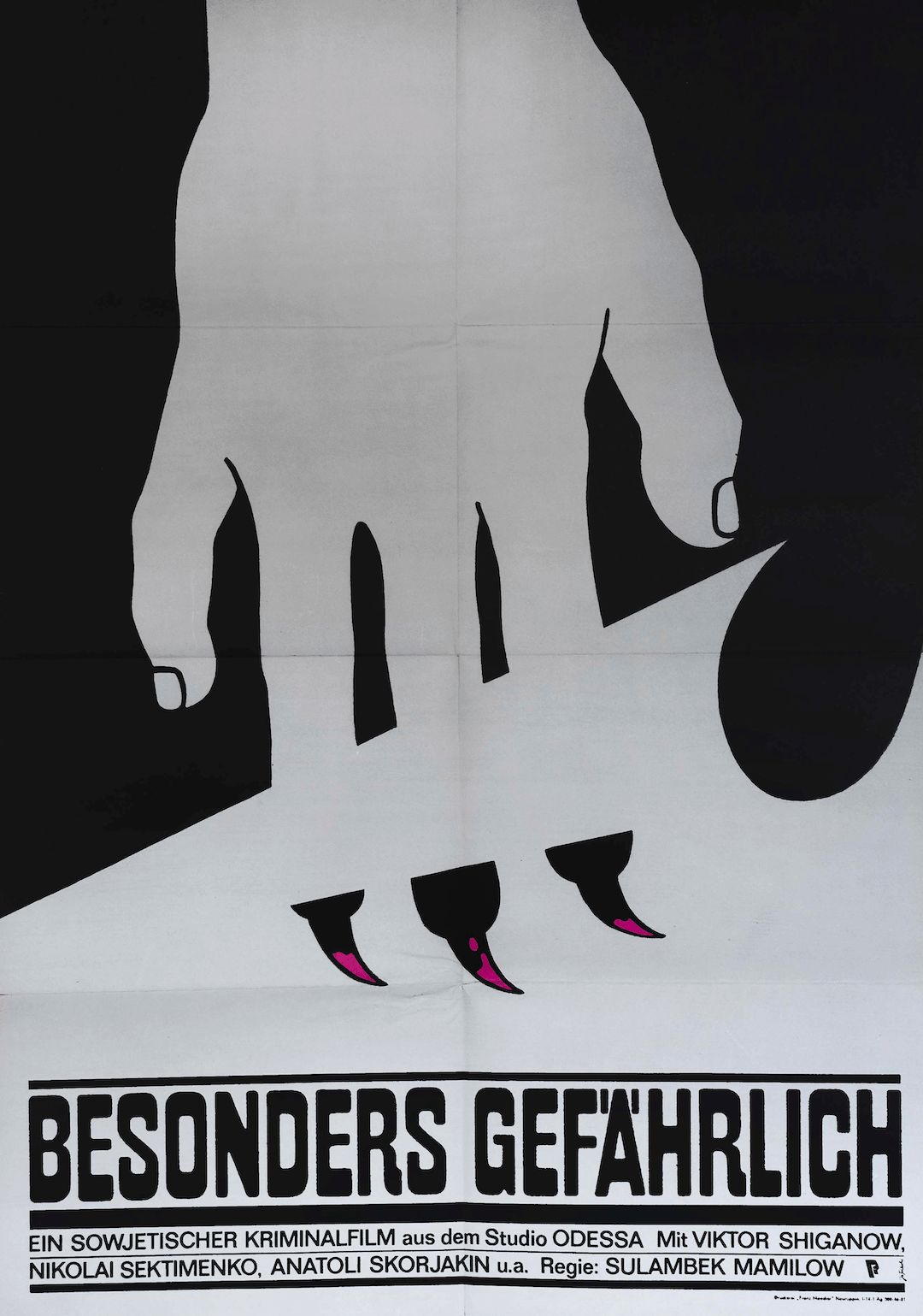 Especially Dangerous   Original East Germany Poster | 1980