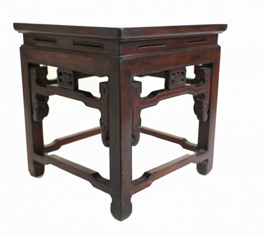 Chinese Hardwood Pedestal Stand Table 1930 photo Furniture