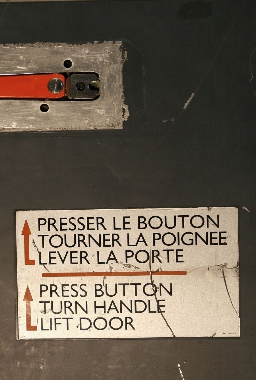 Emergency Door From The C 160 Aircraft photo Home Fixtures